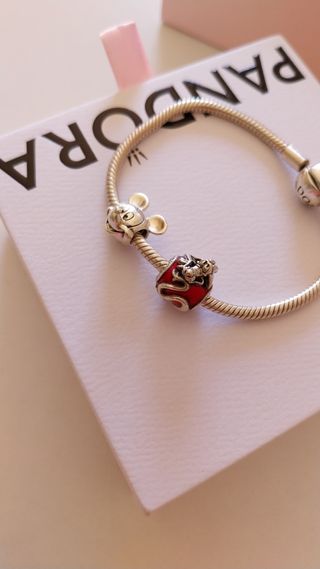 Lote 2 Charms Pandora Disney 