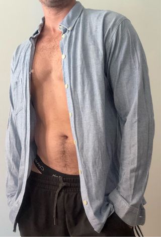 Camisa Massimo Dutti Azul