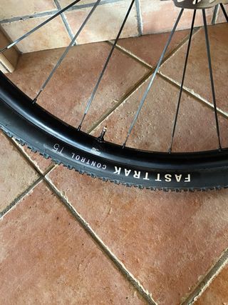 Rueda delantera MAVIC Crossmax de 29 pulgadas.