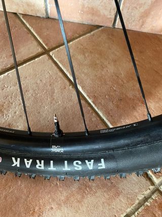 Rueda delantera MAVIC Crossmax de 29 pulgadas.