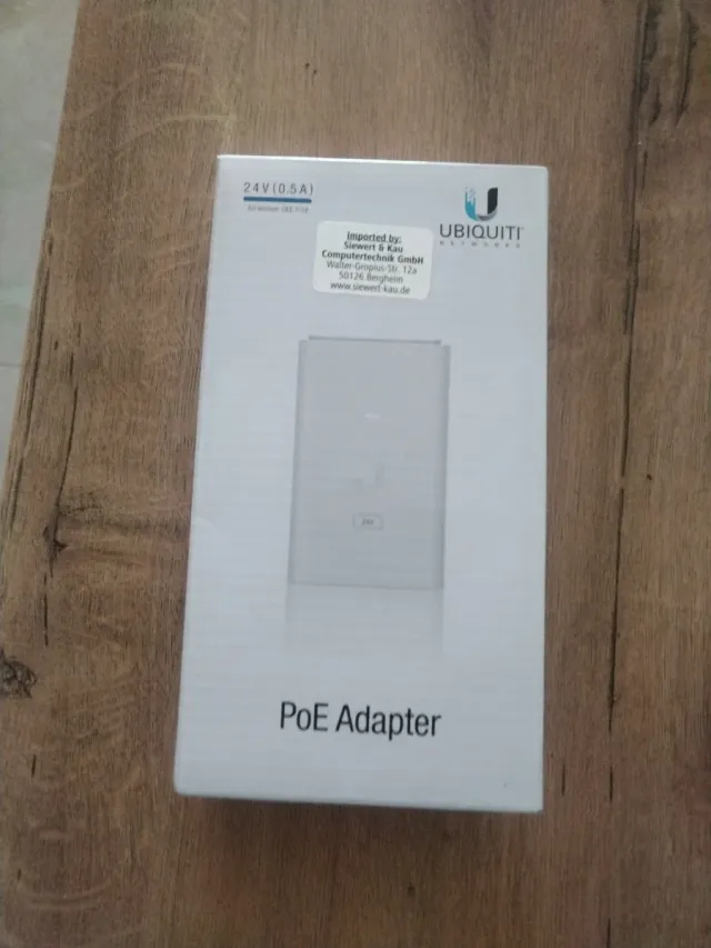 Adaptador PoE Ubiquiti 24V 0.5A