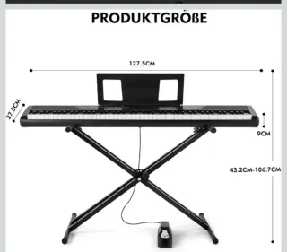 Piano Digital MU-STAR con Soporte y Funda