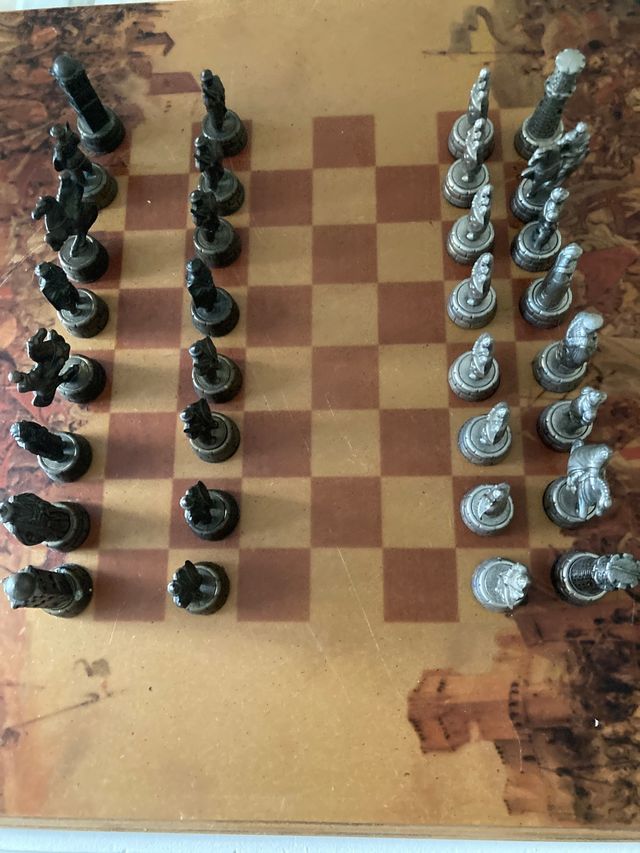 Ajedrez Toma de Granada entre Moros y Cristianos.