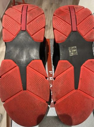 Zapatillas Prada Hombre Negras Suela Roja
