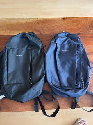 Pack 2 Mochilas Quechua Negras y Azules