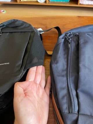 Pack 2 Mochilas Quechua Negras y Azules