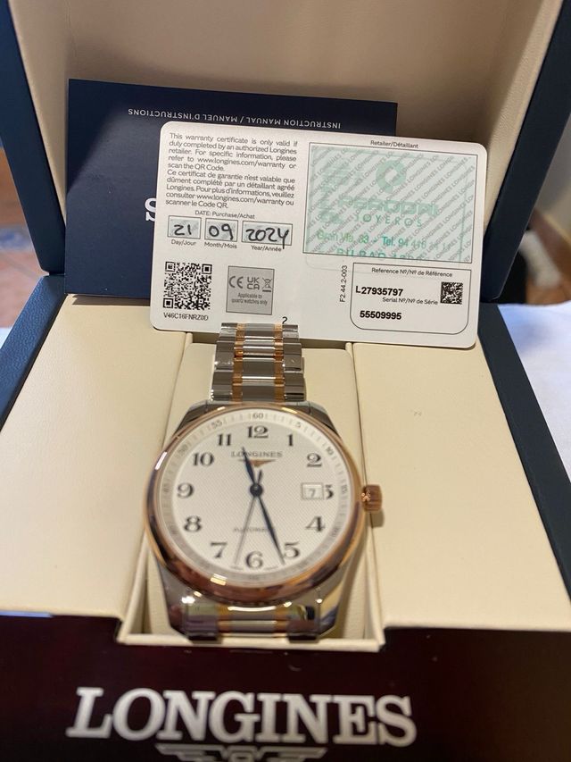 Reloj Longines Automático Acero y Oro