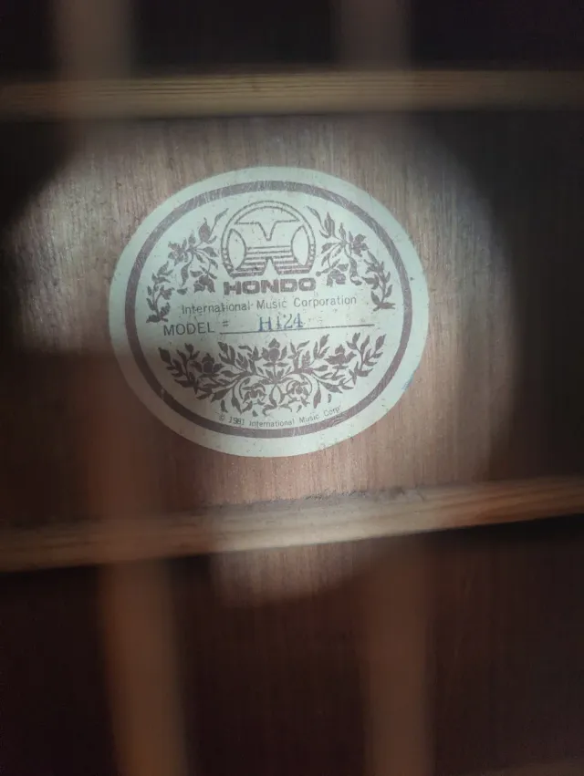 Guitarra Acústica Hondo H124 Koreana