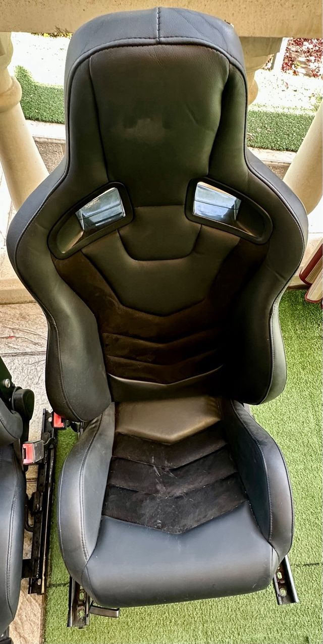 Asientos Semibackets Deportivos Negro