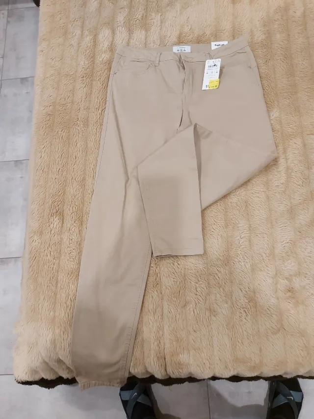 Pantalone donna Terranova beige taglia 48