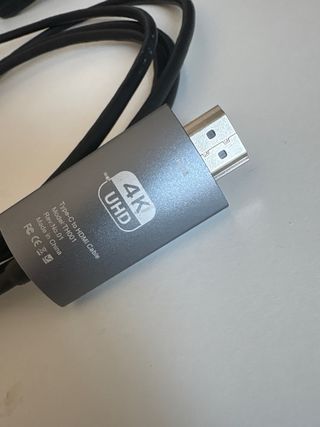 Cable USB-C a HDMI 4K UHD
