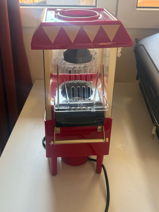 Máquina de palomitas estilo retro