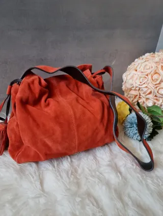 Bolso saca Piel Ante ZARA