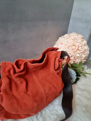 Bolso saca Piel Ante ZARA