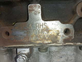 MOTOR COMPLETO PEUGEOT 307 (S1)(04.2001) RHS RHS