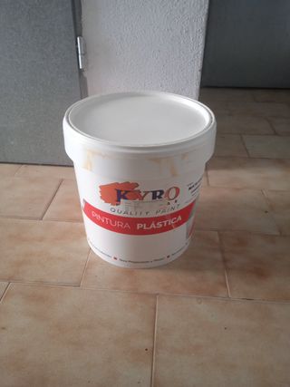 Bote Pintura Plástica Mate Kyro 14L