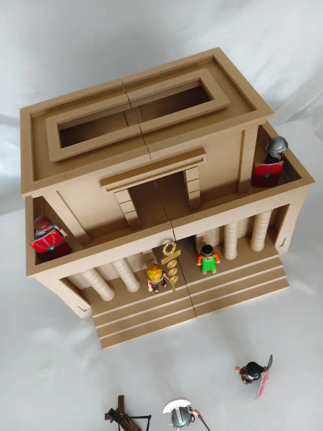Torres vigías y templo romano Playmobil