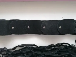 Cinturón negro ante flecos