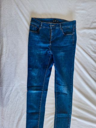 2 Vaqueros Mujer Azul