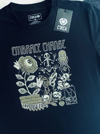 Camiseta CIRCA Talla M Estampado Embrace Change