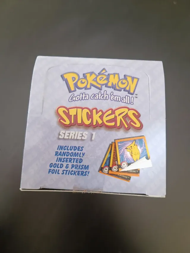 Caixa selada Pokémon Stickers Series 1