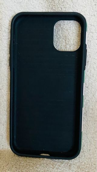 Custodia a quadretti verde Burga per iPhone 11