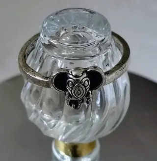 Anillo Plata Vintage Elefante
