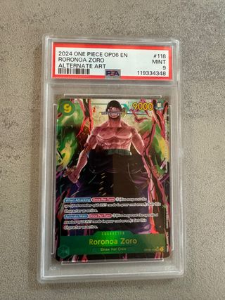 Carta One Piece Roronoa Zoro OP06 Alternate Art
