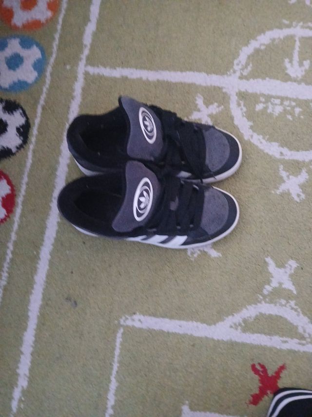 Adidas Campus 1 Zapatillas Negras Grises