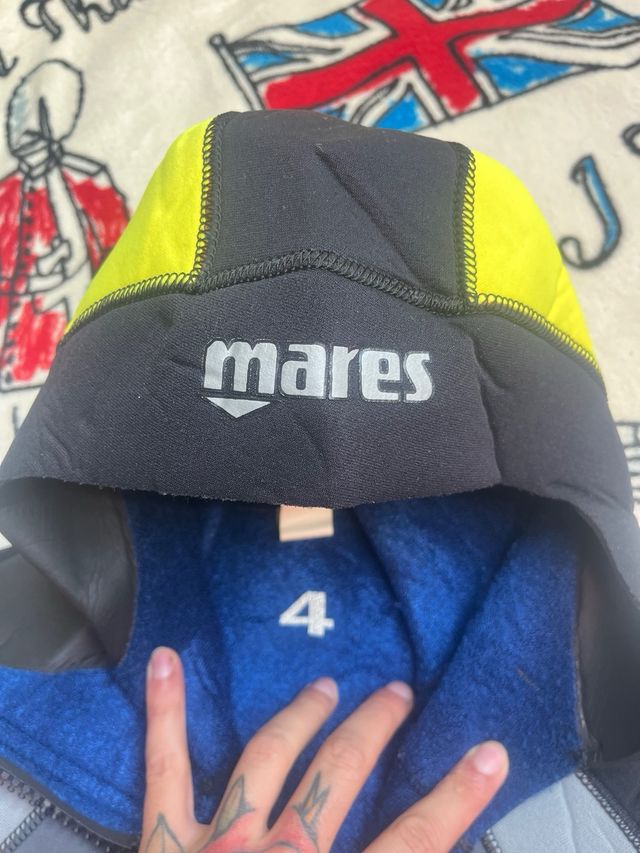 Neopreno Mares hombre Talla4M/L 5mm Color:Amarillo