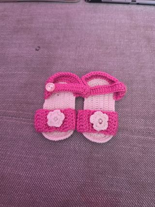 Scarpine uncinetto misura 9cm×4cm