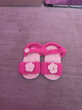 Scarpine uncinetto misura 9cm×4cm