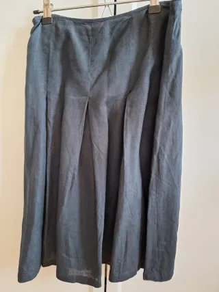 Falda tablas de lino Scapa Talla M Negra