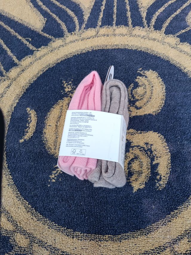 Pack 2 leotardos bebé niña 3-6 meses