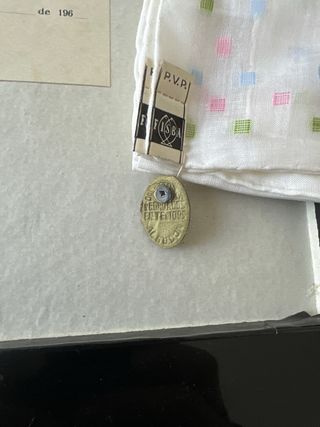 Pañuelos para bordar caja años 60-70 