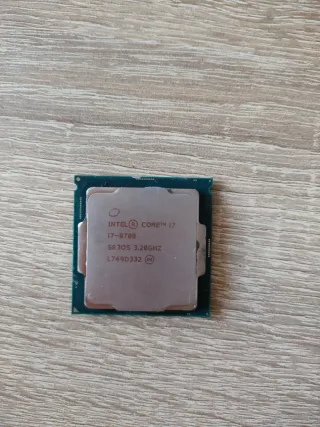 CPU Intel Core i7-8700 3,20 GHz