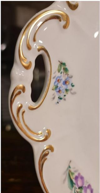 Piatto + vassoi in ceramica 