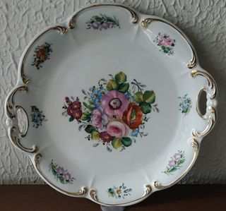 Piatto + vassoi in ceramica 