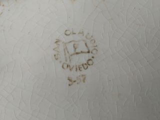 Piatto + vassoi in ceramica 