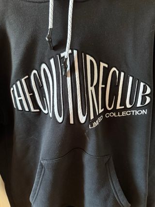 Sudadera The Couture Club Negra