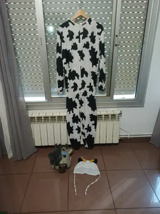 Disfraz de vaca talla única