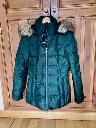Plumífero verde mujer Tommy Hilfiger