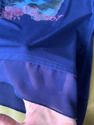 Blusa Camomilla donna tg 48 blu