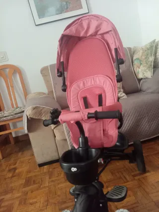 Triciclo infantil rosa