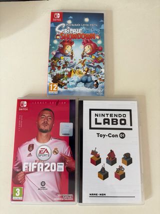 Juegos Nintendo Switch (se aceptan intercambios)