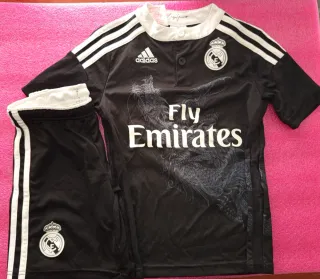 Equipación Real Madrid Adidas Negra 