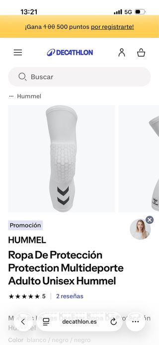 Rodilleras Hummel Multideporte Adulto Unisex T.M