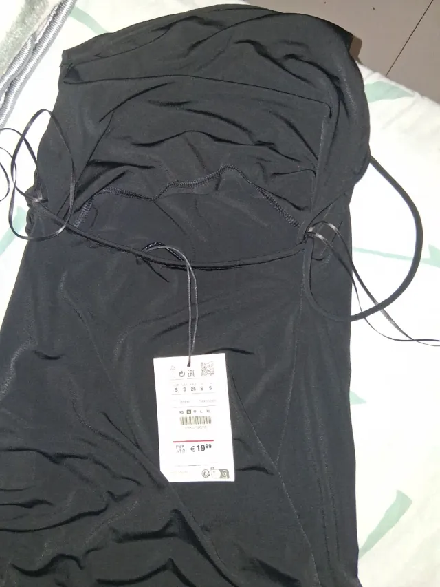 Vestido negro tirantes finos talla S/xs