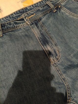 Pantalón vaquero ancho chica