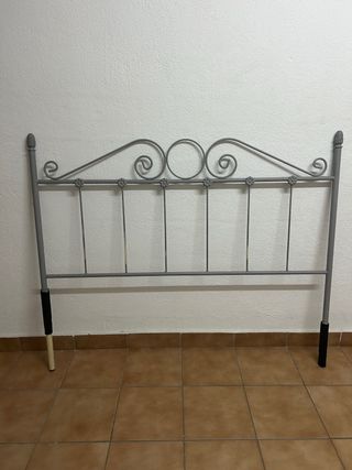 Cabecero cama matrimonial hierro forjado de color 